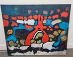 Titel: Gevleugelde dans, Schilder: Jaap Hettinga, 100x120 cm, Ophalen