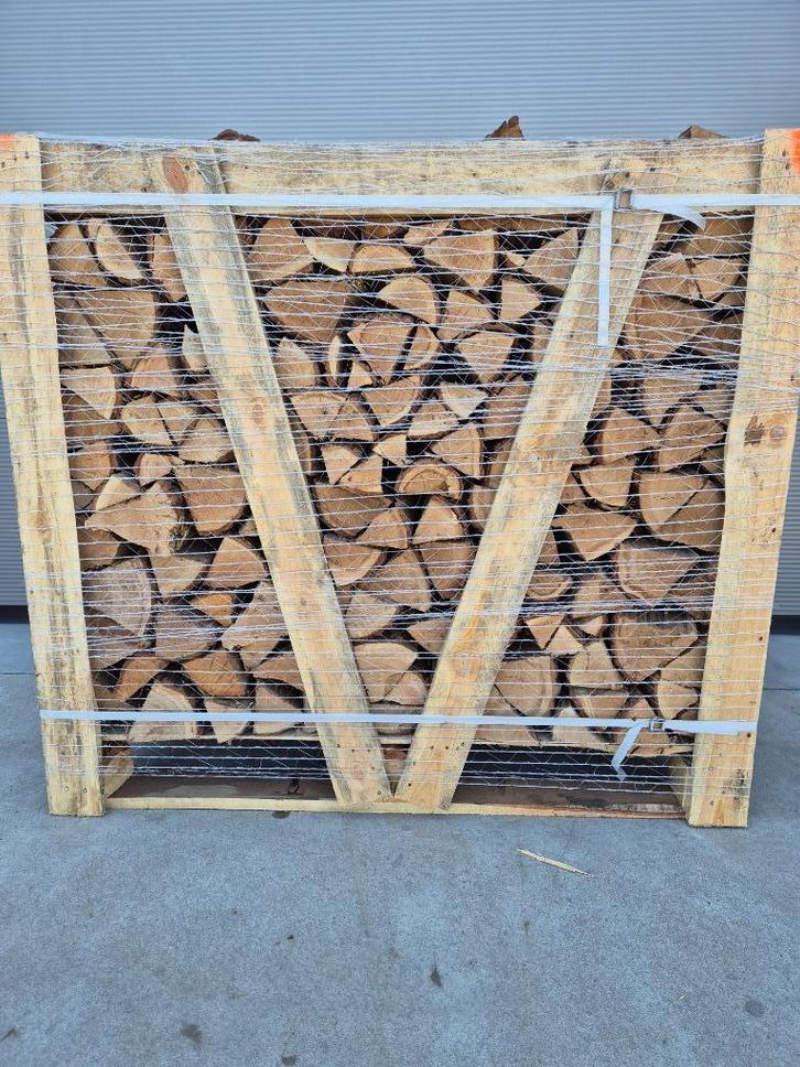 haardhout ovengedroogd kachelhout stookhout goedkoop, Tuin en Terras, Haardhout, Blokken, Eikenhout, 6 m³ of meer, Ophalen of Verzenden