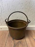 Antieke Koperen Kookpot / Bloempot, Ophalen of Verzenden, Koper