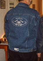 Spijkerjas en bodywarmer met motor-embleem, Ophalen of Verzenden, Gedragen, Maat 46/48 (XL) of groter, Blauw