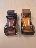 2 houten auto's  heritage mint.ld, Antiek en Kunst, Ophalen of Verzenden