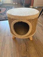Leuke kattenmand op pootjes met krabmogelijkheden, Ophalen, Zo goed als nieuw