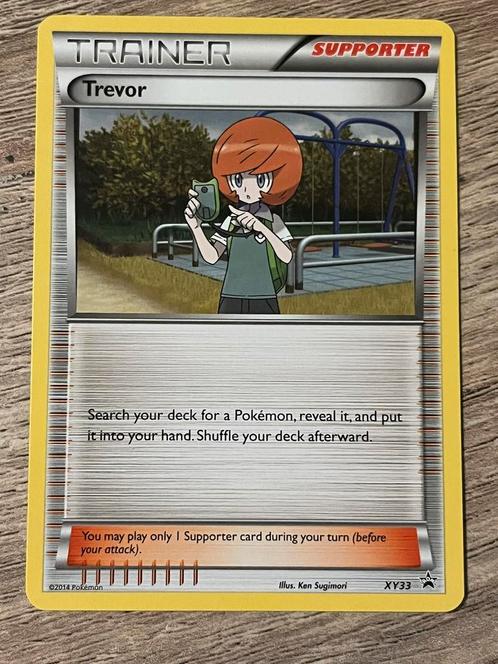 Trevor - Pokemon Promo Kaart, Hobby en Vrije tijd, Verzamelkaartspellen | Pokémon, Zo goed als nieuw, Losse kaart, Ophalen of Verzenden