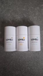 LOVELI deo cucumber&aloë vera, sweet orange en power of zen, Ophalen of Verzenden, Nieuw, Deodorant of Bodyspray