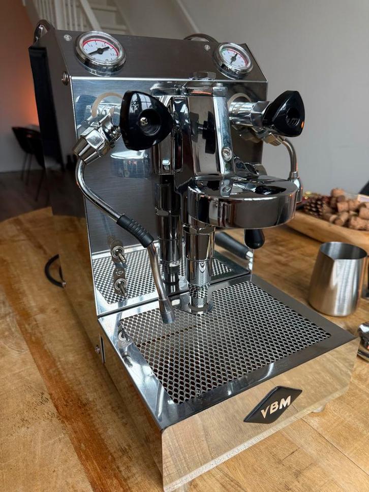 Vibiemme Junior duo boiler Espressomachine, Witgoed en Apparatuur, Koffiezetapparaten, Gebruikt, Gemalen koffie, Espresso apparaat