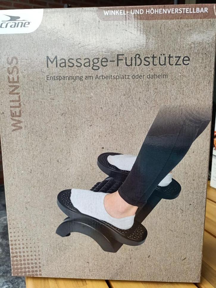 Massage voetensteun, beweegbare voetensteunen NIEUW IN DOOS, Huis en Inrichting, Bureaustoelen, Nieuw, Zwart, Ergonomisch, Ophalen of Verzenden