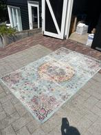 Blauw tapijt vloerkleed 160x230 petrol turquoise Ibiza boho, Huis en Inrichting, Ophalen, Blauw, 150 tot 200 cm, 200 cm of meer