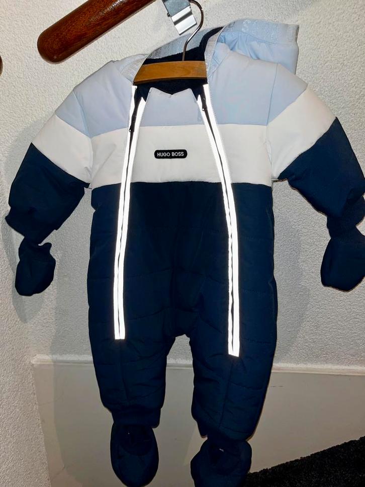Originele Hugo boss skipak blauw 2 maanden, Kinderen en Baby's, Babykleding | Maat 56, Nieuw, Jongetje, Jasje, Ophalen of Verzenden