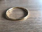Zilveren slavenarmband verguld, Ophalen of Verzenden, Zo goed als nieuw, Zilver