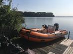 Te koop Mooie Oranje Lodestar 420 Trimaran, Watersport en Boten, Zo goed als nieuw, Benzine, Minder dan 70 pk, Overige materialen