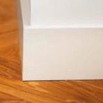 Op voorraad witte MDF plinten 7/9/12 hoog en zwarte MDF 9 cm, Ophalen, Megafloor, Nieuw, Mdf