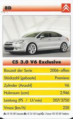 C270 autokaartje 8d citroen c5 3,0 exclusive, Ophalen of Verzenden, Zo goed als nieuw, Auto's