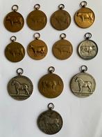 Paarden en Koeien prijzen Walcheren zeeland jaren 50/60, Postzegels en Munten, Penningen en Medailles, Ophalen, Overige materialen