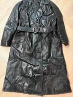 Vintage donkerbruine lederen solex jas, Ophalen