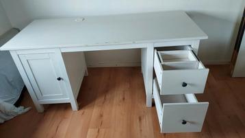 Hemnes bureau, wit