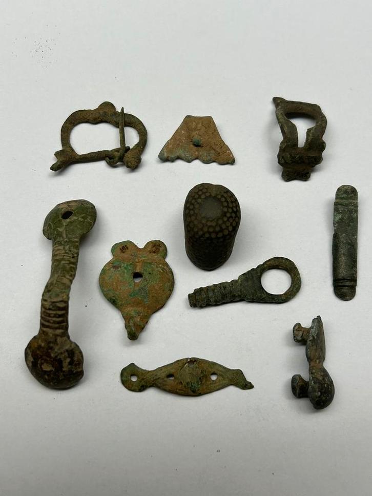 Lot (Vroeg) middeleeuwse bodemvondsten, Antiek en Kunst, Antiek | Koper en Brons, Ophalen of Verzenden