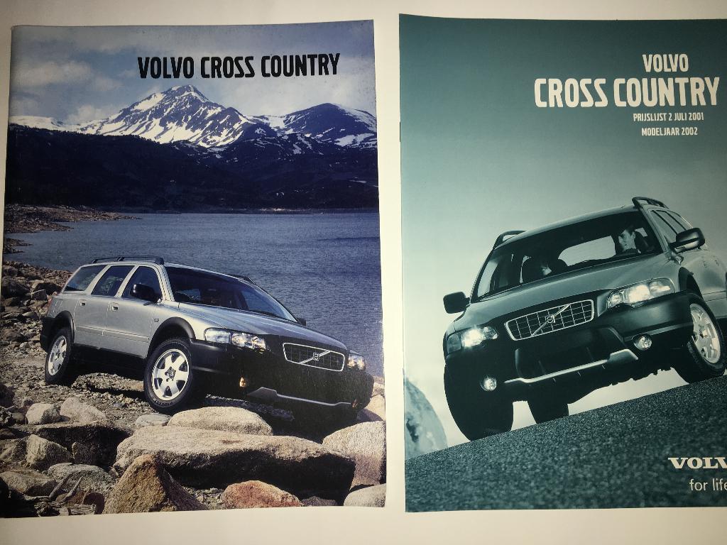 Volvo Cross Country folder brochure Nederland MY 2001 2002, Ophalen of Verzenden, Zo goed als nieuw, Volvo