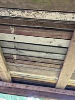 Partijtje oud hout oude wagonplanken, Doe-het-zelf en Verbouw, Hout en Planken, Ophalen of Verzenden, Gebruikt, Minder dan 200 cm