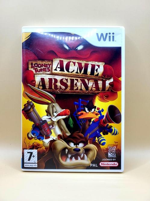 Looney Tunes Acme Arsenal Wii, Spelcomputers en Games, Games | Nintendo Wii, Zo goed als nieuw, Avontuur en Actie, 1 speler, Vanaf 3 jaar
