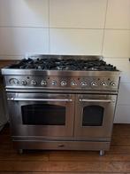 Boretti fornuis 6 pits – 90 cm breed met 2 ovens, Witgoed en Apparatuur, Fornuizen, Ophalen, Gebruikt, 60 cm of meer, Gas