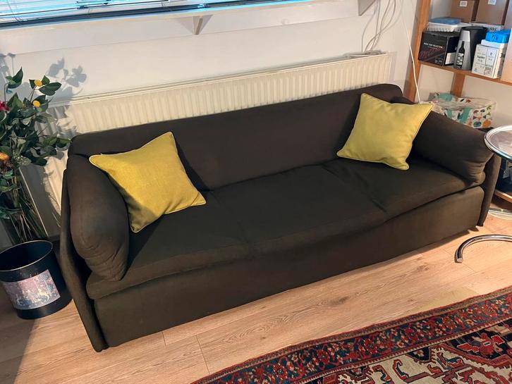 Vintage design bed bank Jan des Bouvrie 1973, Huis en Inrichting, Banken | Sofa's en Chaises Longues, Zo goed als nieuw, Tweepersoons