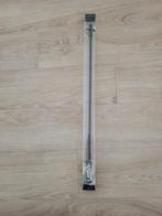 Zwarte gordijnroede met Franse lelie uiteinde - Nieuw, Ophalen of Verzenden, Nieuw, Zwart, 100 tot 150 cm