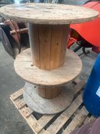 houten kabelhaspel tafel, Ophalen, Gebruikt