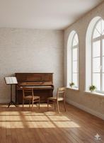 14201 Echt Jute behang met donker vezels swiet, Verzenden, 75 m² of meer, Beige