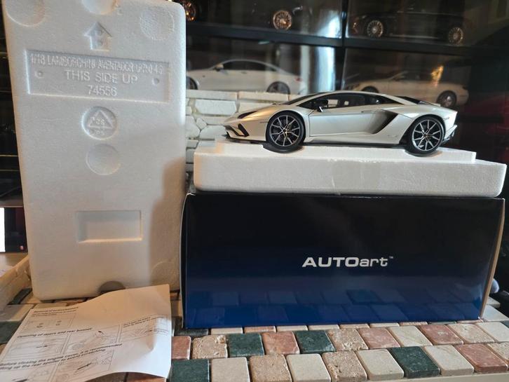 Lamborghini Aventador S 1:18 AUTOart, Hobby en Vrije tijd, Modelauto's | 1:18, Zo goed als nieuw, Auto, Autoart, Ophalen