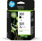 HP 301 - Inktcartridge - Origineel - Zwart en Kleur - 2-Pack