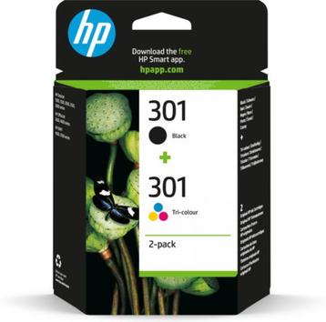 HP 301 - Inktcartridge - Origineel - Zwart en Kleur - 2-Pack beschikbaar voor biedingen