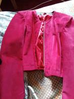 Cyclaam Roze Suède Blazer - Maat 38, Maat 38/40 (M), Ophalen of Verzenden, Zo goed als nieuw, Jasje