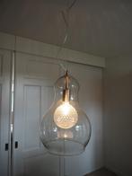 hanglamp 2 stuks, Glas, Zo goed als nieuw, Ophalen, 75 cm of meer