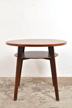 Vintage sidetable walnoot bijzettafel tafel lectuur, Ophalen of Verzenden, Gebruikt