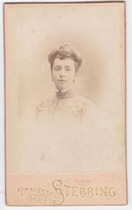 CDV Van een Vrouw - Foto Professeur Stebbing Parijs -, Verzamelen, Foto's en Prenten, Verzenden, Voor 1940, Foto