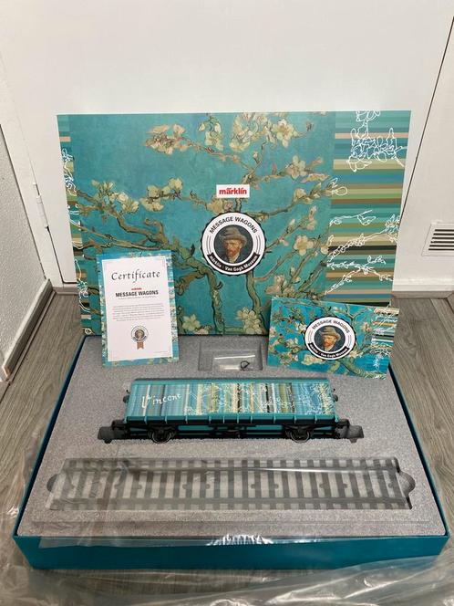 Märklin X Vincent Van Gogh SPOOR 1 #58937 NIEUW IN DOOS, Hobby en Vrije tijd, Modeltreinen | H0, Nieuw, Wagon, Märklin, Ophalen of Verzenden