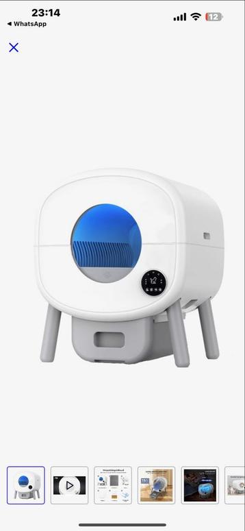 Photonspace Automatisch Kattenbak met App beschikbaar voor biedingen