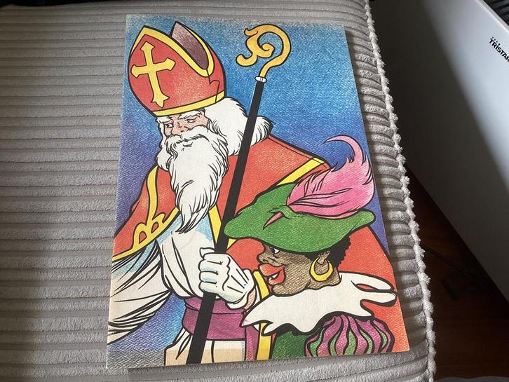 Oud Sinterklaas boekje,jaren 70,nostalgie,mooie prentjes., Diversen, Sinterklaas, Zo goed als nieuw, Ophalen of Verzenden