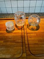 Glazen vaasjes, Minder dan 50 cm, Glas, Gebruikt, Ophalen