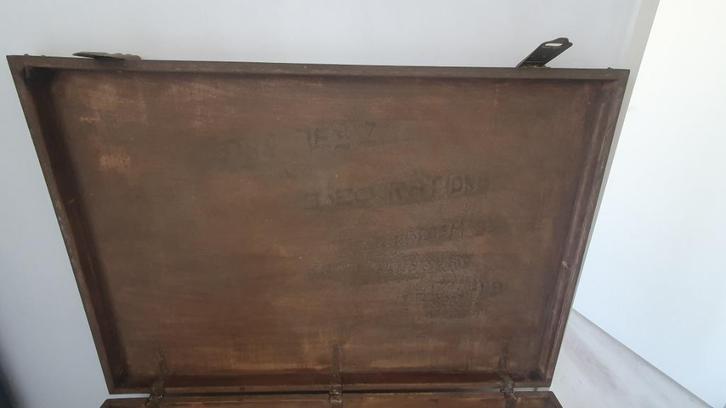 Mooie grote houten kist met veel opbergruimte, Huis en Inrichting, Woonaccessoires | Kisten, Gebruikt, Minder dan 50 cm, 75 tot 100 cm