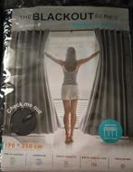 Black out gordijn, met ringen, 100 tot 150 cm, 200 cm of meer, Nieuw, Grijs