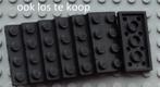 3020(2) ca 7x Black Plate 2 x 4, Kinderen en Baby's, Speelgoed | Duplo en Lego, Gebruikt, Ophalen of Verzenden