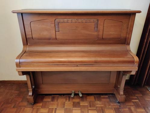 buffetpiano Gustav Weischet - als decoratie, Muziek en Instrumenten, Piano's, Gebruikt, Piano, Bruin, Ophalen