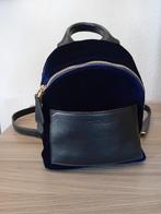 SANTONI Mini Rugzakje leer/velours, Sieraden, Tassen en Uiterlijk, Tassen | Damestassen, Ophalen of Verzenden, Zo goed als nieuw