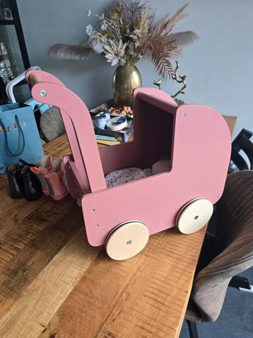 Little Dutch Poppenwagen - Roze beschikbaar voor biedingen