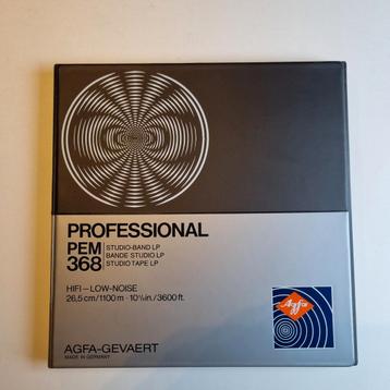 26cm Bandrecorder Tape Reel - Agfa-Gevaert PEM 368 beschikbaar voor biedingen