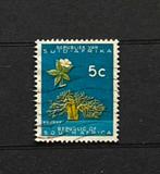 Zuid-Afrika 1961 Boom Baobab Bloem, Ophalen of Verzenden, Gestempeld, Dier of Natuur