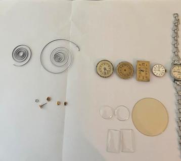 Horloge onderdelen mogen samen of apart beschikbaar voor biedingen