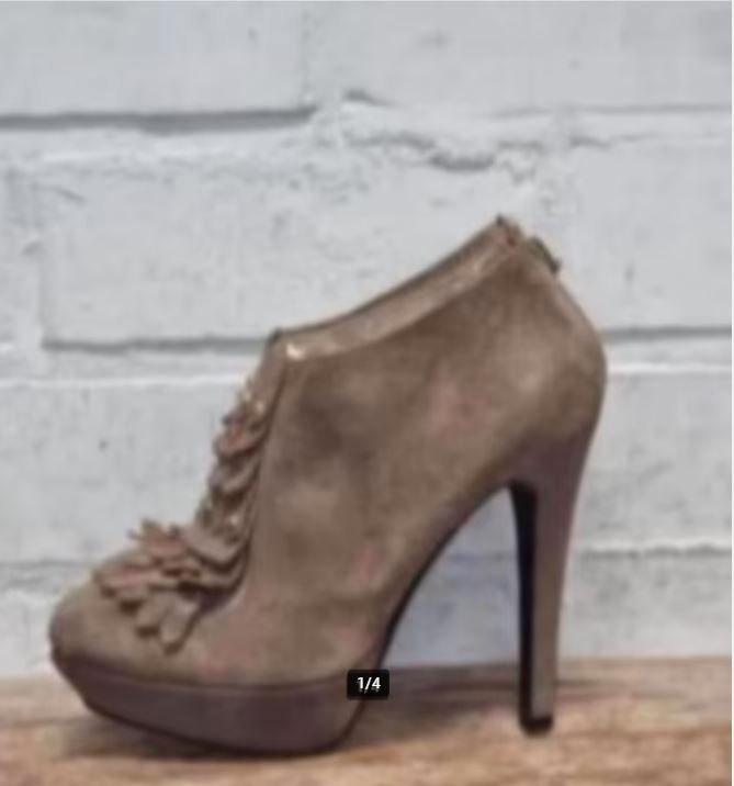 Just Cavalli - Mooie leren enkellaarsjes maat 38 - ZGAN, Kleding | Dames, Schoenen, Zo goed als nieuw, Lage of Enkellaarzen, Bruin