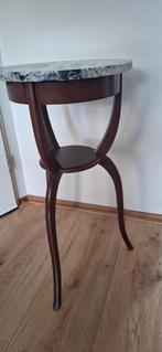 Mooi antiek (Planten) tafel met marmeren blad, Ophalen